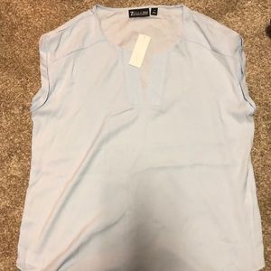 New York & Company Blue dress shirt